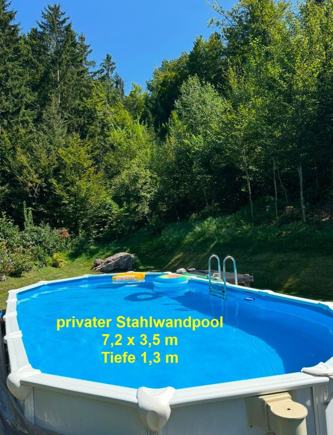 Ferienwohnung Waldblick, Faaker See Oberaichwald  외부 사진